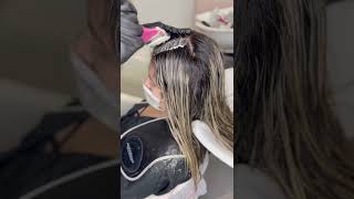 Corrección de color cómo realizar un balayage rubio