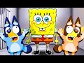 Bluey & Bingo Escape EVIL SPONGEBOB PRISON! 😨🧽