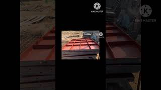 Shuttering plate fabrication #powertransmission #bridge #civilengineering  #formwork #shuttering r