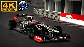 F1 2012 Monaco Lotus E20 (4K 60fps GTX 1080 TI)