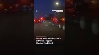 Horror on Florida Interstate as Driver Triggers Massive Fatal Crash | N18G