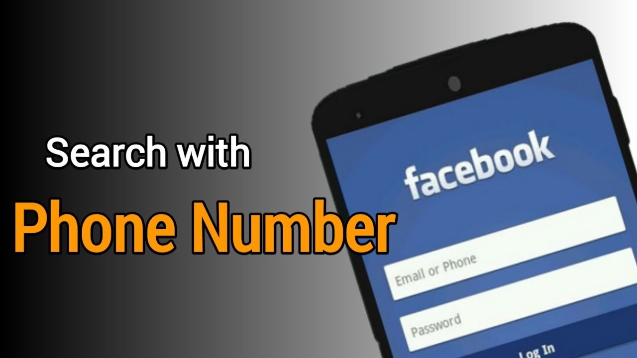 How To FIND Facebook Account By PHONE Number | Search Facebook Account ...