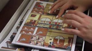 ASMR unboxing: Chris Ware's Building Stories graphic novel tapping, paper sounds