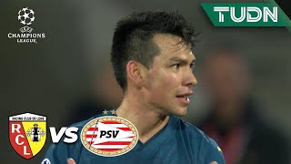 ¡UUY! ¡POSTE del 'Chucky' Lozano! | Lens 0-0 PSV | UEFA Champions League 2023/24 | TUDN