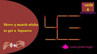 Matchstick games | Math Games | Puzzles | Riddles |Mind Games | brain |Mental | IQ test |Activity