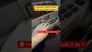 Power Door Lock Won T Work Hmnn