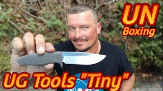 UNBoxing: UG Tools TiNy Messer 80 Gramm / 3D gedruckter Titangriff // EDC Fixed Messer