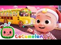 Wheels on the Christmas Bus Song! ❄️🎄 | CoComelon Nursery Rhymes & Kids Songs