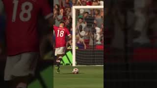 Bruno Fernandes goal. Manchester United vs Liverpool. English premier league. FIFA 22 career mode.