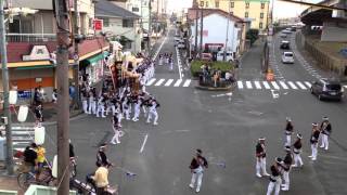 石津神社秋祭 上石津だんじり やりまわし 最終日