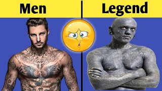 விநோத மனிதன்😳 100% Body Covered in Tattoo | World Most Tattooed Man | Guinness World Record #shorts