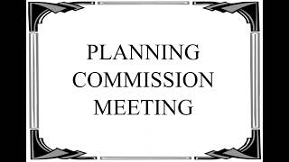 05-07-26 Planning Commission Meeting