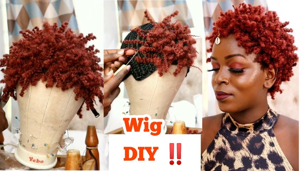 Wig Diy How To Make A Natural Looking Afro Kinky Wig Beginner Friendly