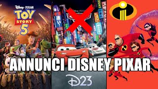 NIENTE CARS 4? ANNUNCI DISNEY PIXAR: GLI INCREDIBILI 3, TOY STORY 5, ZOOTROPOLIS 2 E ALTRI