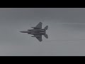 千歳基地航空祭 2024　還暦クマさん大暴れ！　f－１５イーグル機動飛行