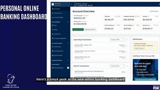 New Online Banking Dashboard