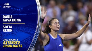 Daria Kasatkina vs. Sofia Kenin Extended Highlights | 2023 US Open Round 2