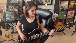 LEX ON BASS!!!!!!!! Learning STEELY DAN - Green Earrings at 75% Speed | Nick is PROUD!