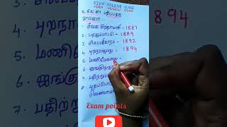 #tnpsc#tnusrb#important points#Si exam 2023!! உவேசா பதிப்பித்த நூல்கள்