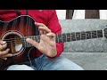 srivalli guitar lesson easy tabs teri jhalak asharfi cover pushpa song hindi guitar tutorial