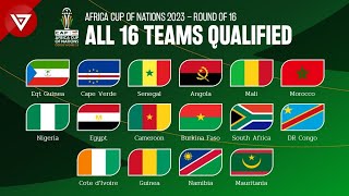 🟢 All Teams Qualified Round of 16 Africa Cup of Nations 2023 2024 - Round of 16 Draw Results