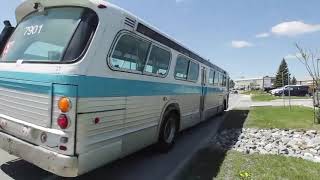 Welcome To OC Transpo 283-Chrome glory  Old bus still gleaming in Outaouais