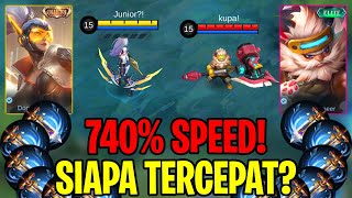 740% ATTACK SPEED! MIYA VS AULUS - MOBILE LEGENDS