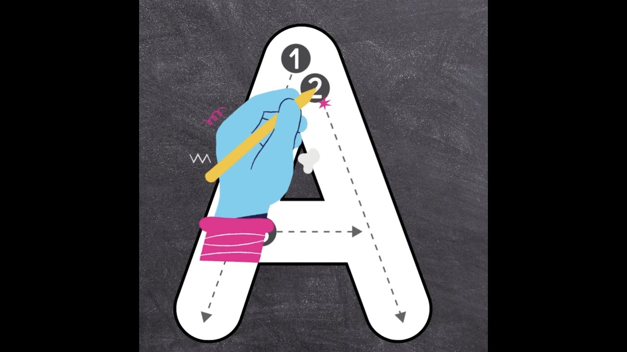 Uppercase Letter Formation Uppercase Letter A How To Write Letters