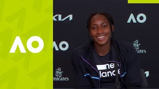Coco Gauff: "I'm gonna embrace the opportunity" (1R) press conference | Australian Open 2021
