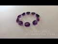 february birthstone amethyst oval gemstone present by chordia jewels