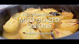 Miso Glazed Onions - #Miso #MisoPaste #onionrecipe