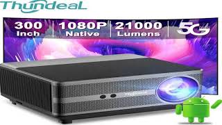 ThundeaL Full HD 1080P Projector TD98 WiFi LED 2K 4K Video Movie Beam TD98W Andr