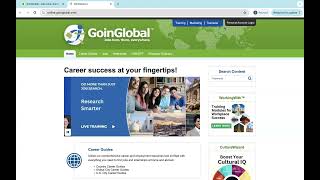 Accessing GoinGlobal on Handshake