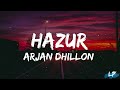 Hazur (Lyrics Video) Arjan Dhillon | Mxrci | Brown Studios | Lyrical punjab