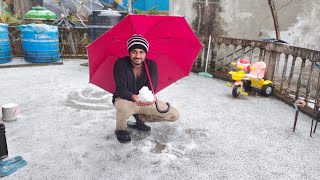 HAILSTONE ☺️☺️☺️In Darjeeling..