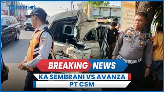 Kecelakaan KA Sembrani vs Avanza PT CSM di Semarang Hari Ini Penjaga Palang Lalai