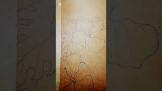 How to compose different part of flowers in over drawing..