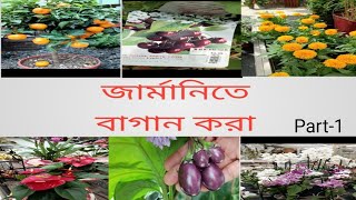 1-জার্মানিতে বাগান করা | Gardening in Germany | Part-1