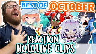 RIP KRONII... REACTING to Best Of Holo EN - October | Hololive Clips | Laverick Reacts