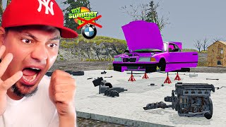 🚘 ROZEBRAŁEM CAŁĄ BECIĘ DO NAGA w *MY SUMMER BMW!* | Mój Gruchot #25 Mon Bazou