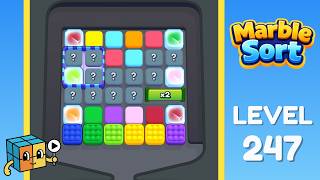 Marble Sort Level 247 (Hard) Walkthrough Solution