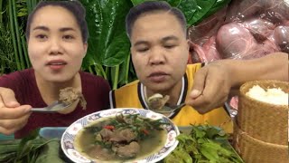 อ่อมน้องวัวไข่สาใหญ่ๆซดฮ้อนๆหอมผักอีเลิศแซ่บๆ|แดกสำมะปิ