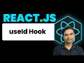 useId Hook in React JS Full Explanation | React.JS 19 Complete Course in Hindi | #22