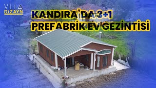 KOCAELİ KANDIRA'DA 3+1 PREFABRİK EV TURU| 96 m2 EV GEZİSİ