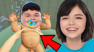 I BECAME THE WORST MOM FOR 1 DAY WITH THE CRAZY BABY 🍼… (Mother Simulator)