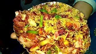 Kolkata Street Food Badam (Peanut) Chaat | Masala Muri (Puffed Rice) Famous Street Food In