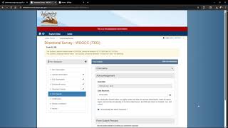 WYSTAR Directional Survey Upload