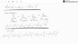 Summing a Sequence of Combinations