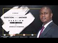 MidWeek Service 27 January 2021 Apostle T.F Chiwenga Question and Answer Session 1 of 2021