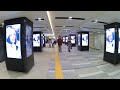 【4k乗換動画】東京メトロ　大手町駅　半蔵門線　 都営三田線　　乗換え